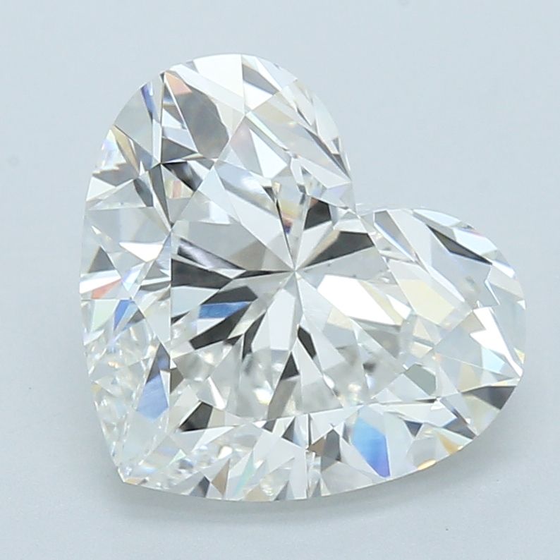 6.61 ct. heart Lab Grown Diamond front image