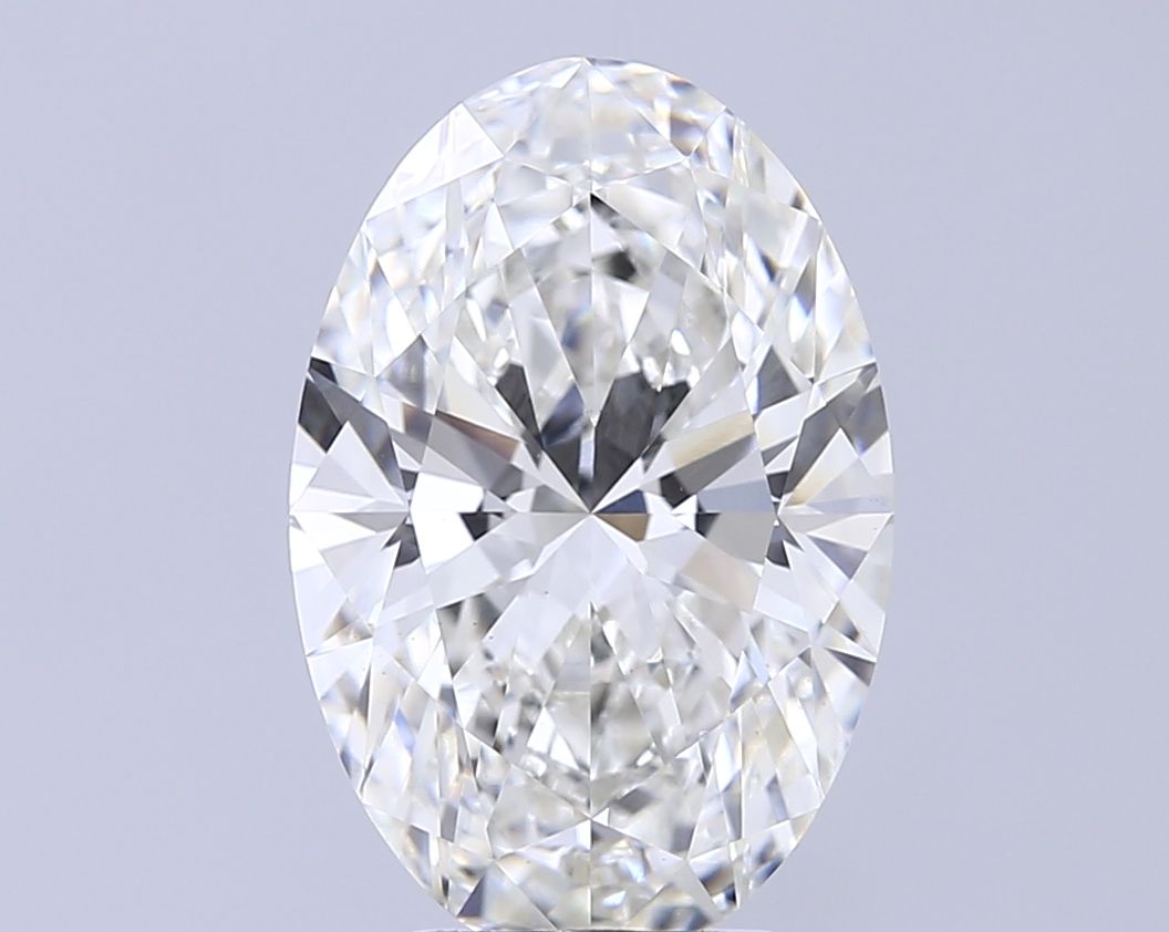 5.01 ct. oval Lab Grown Diamond front image
