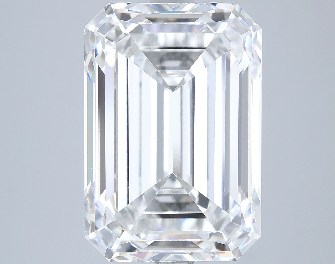 6.58 ct. emerald Lab Grown Diamond front image