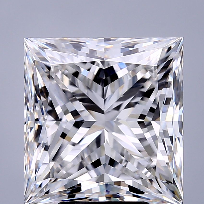 5.76 ct. princess Lab Grown Diamond front image