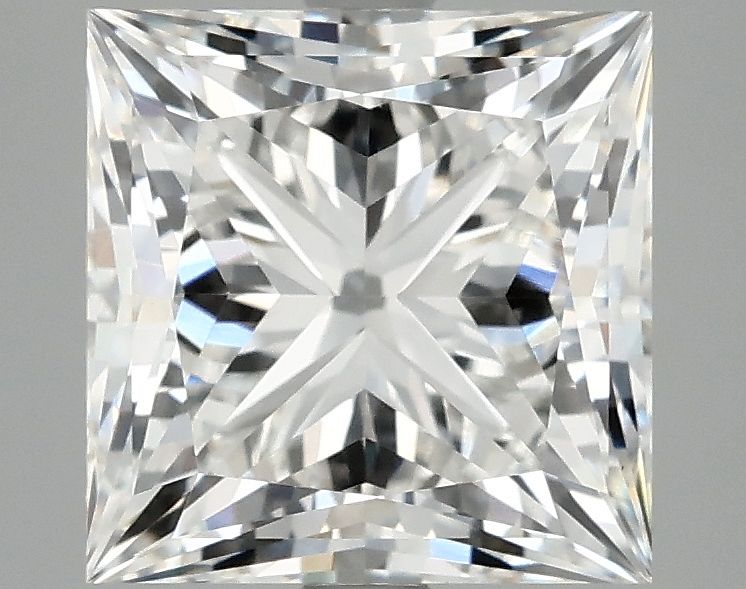 4.18 ct. princess Lab Grown Diamond front image