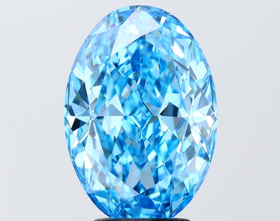 5.03 ct. oval Lab Grown Diamond front image