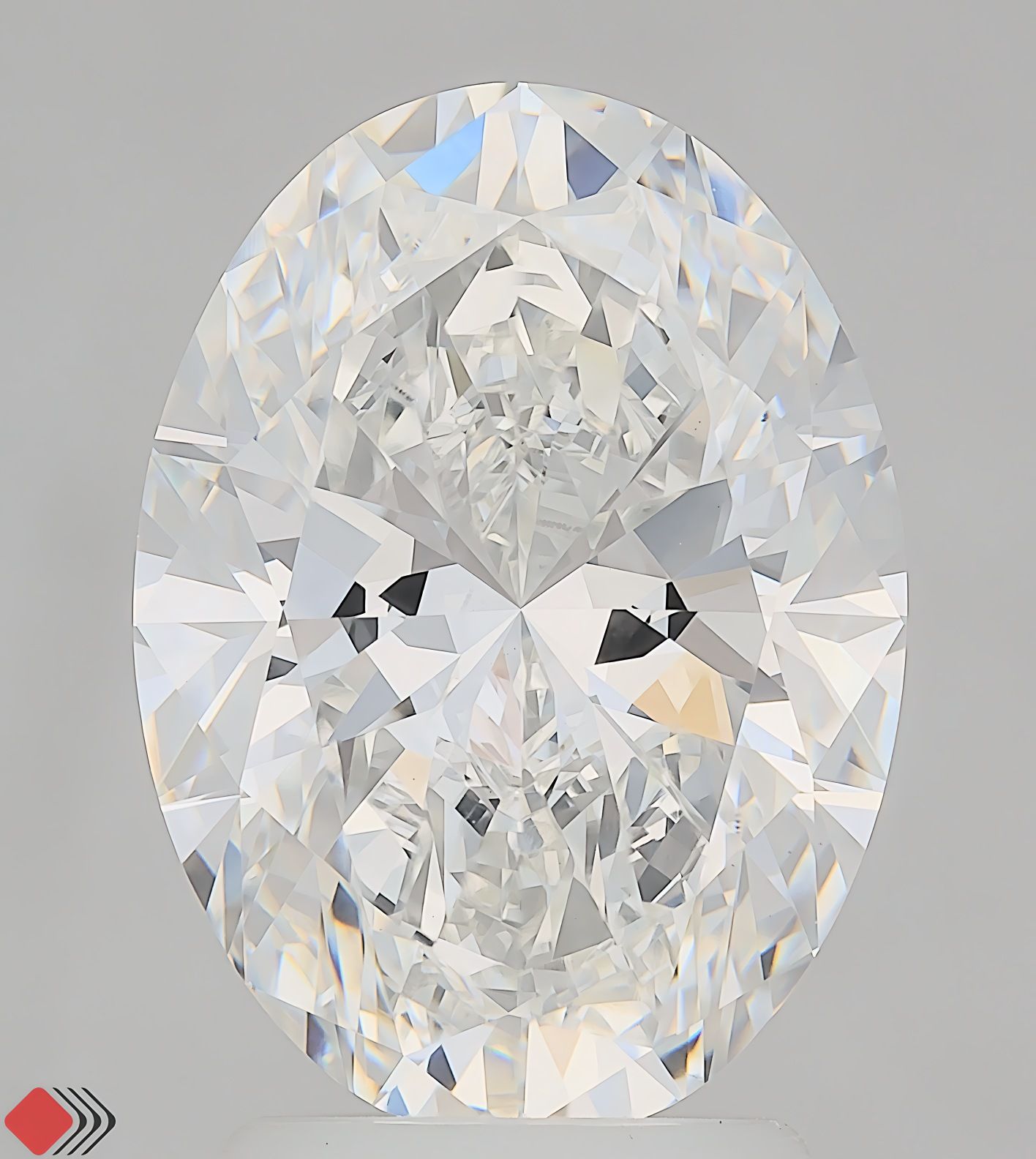 3.08 ct. oval Lab Grown Diamond front image
