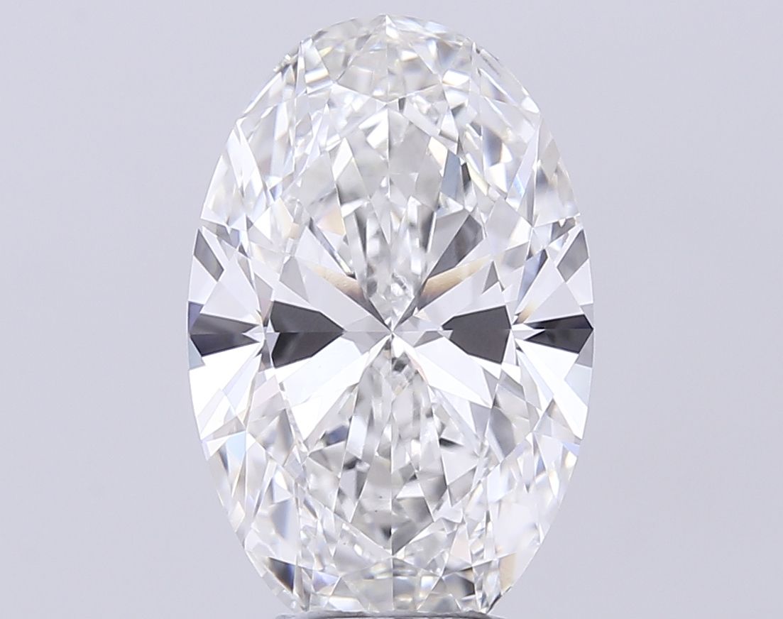 7.09 ct. oval Lab Grown Diamond front image