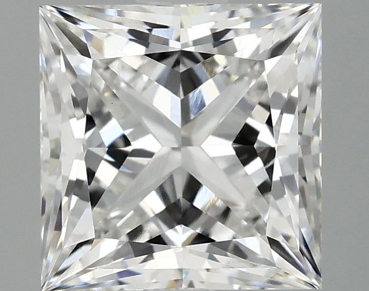 2.10 ct. princess Lab Grown Diamond front image
