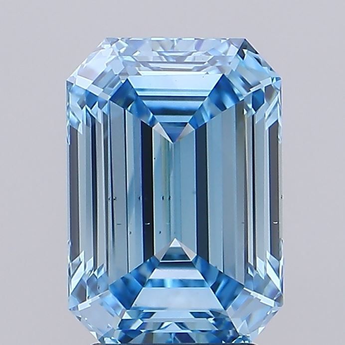 3.58 ct. emerald Lab Grown Diamond front image