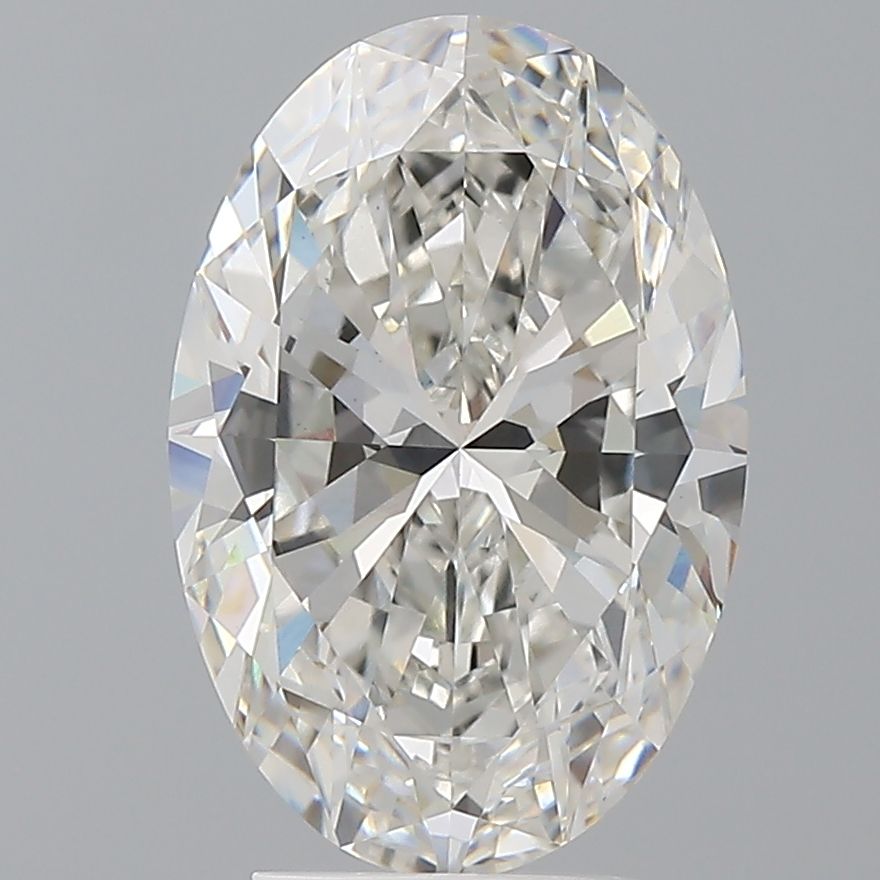 4.09 ct. oval Lab Grown Diamond front image