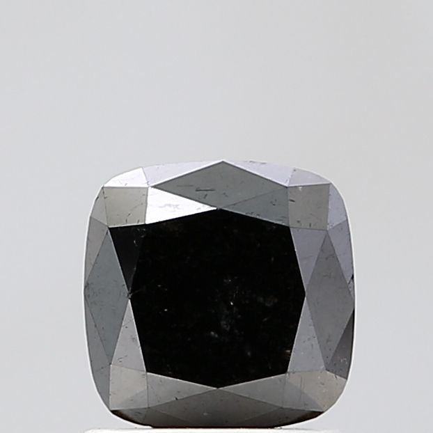 1.39 Carat Cushion brilliant Diamond Fancy Black VS2