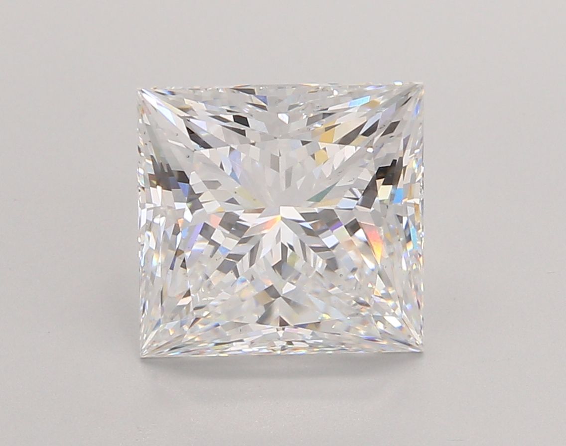 4.10 ct. princess Lab Grown Diamond front image