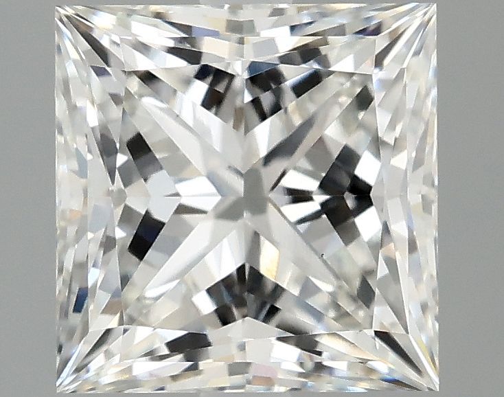 2.10 ct. princess Lab Grown Diamond front image