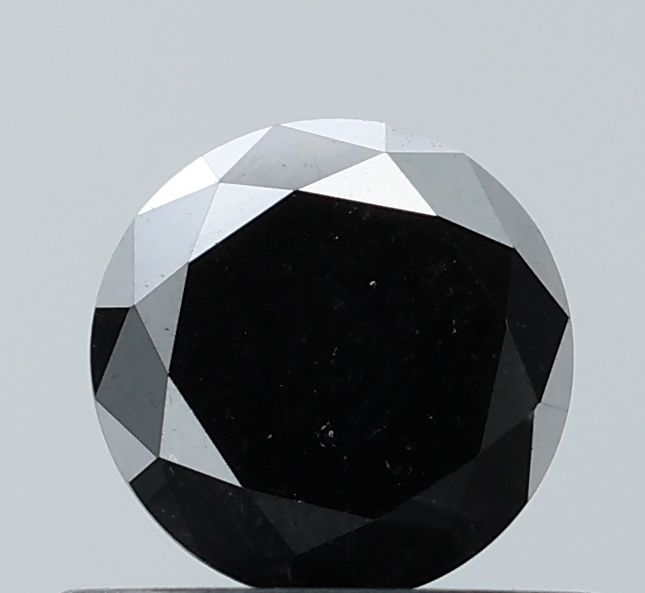 0.61 Carat Round Diamond Black VVS2