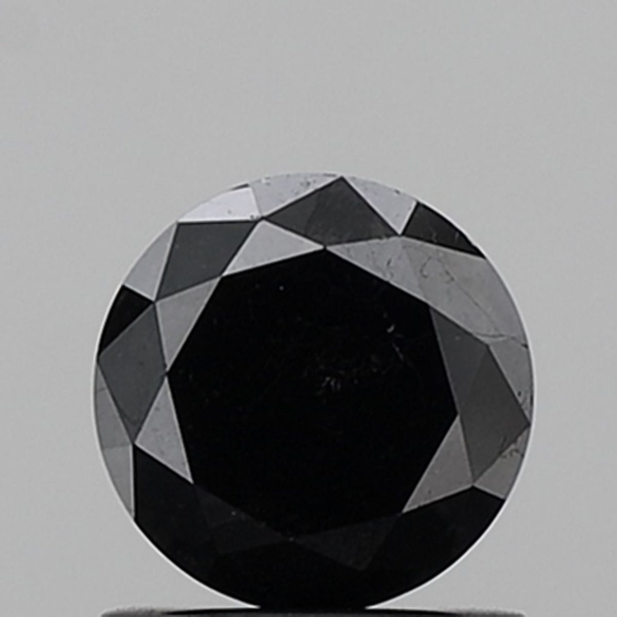 1.09 Carat Round Diamond Fancy Black VVS2