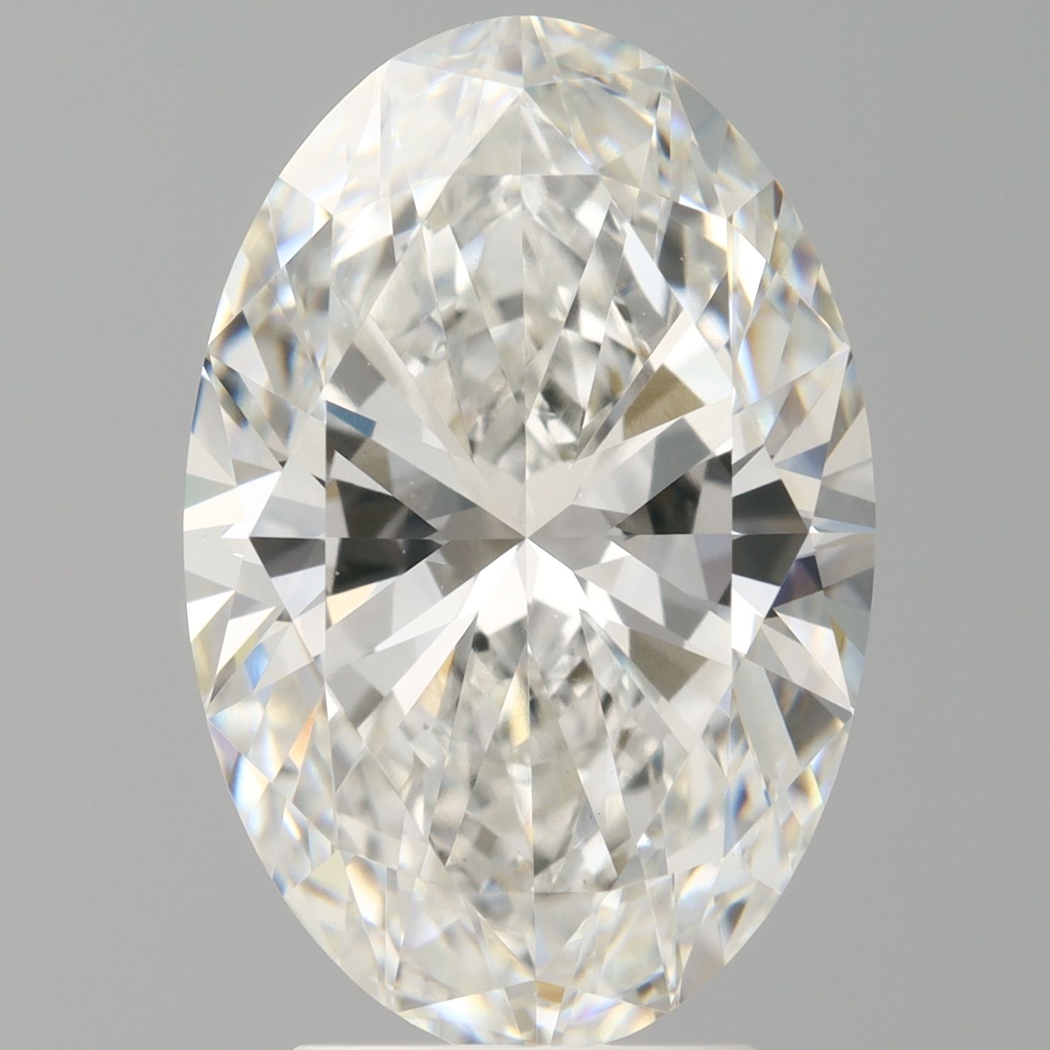 4.08 ct. oval Lab Grown Diamond front image