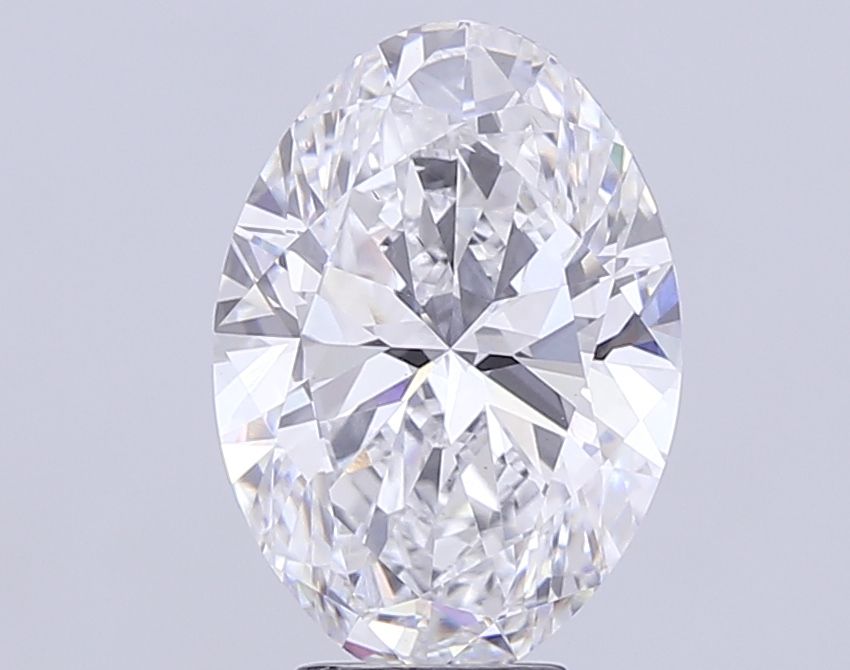 6.03 ct. oval Lab Grown Diamond front image