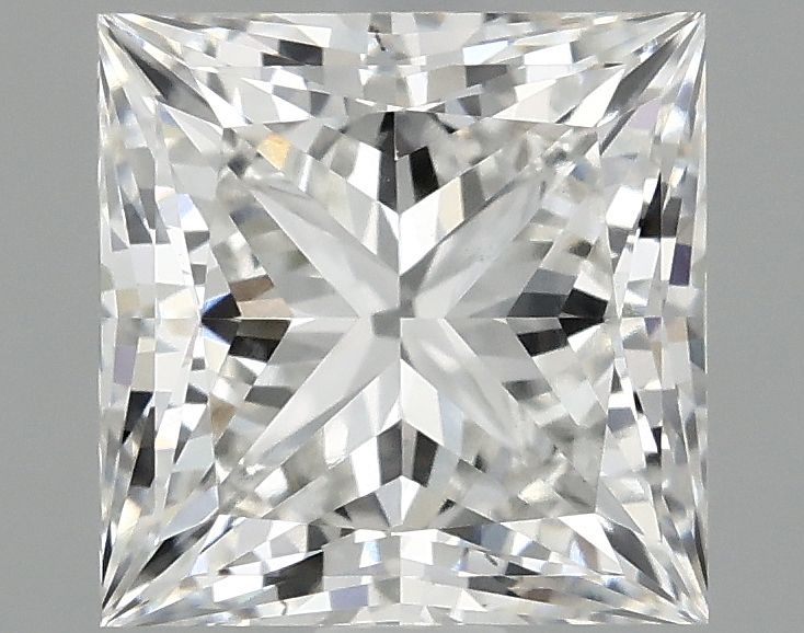 2.10 ct. princess Lab Grown Diamond front image