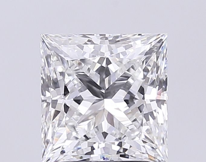 3.02 ct. princess Lab Grown Diamond front image