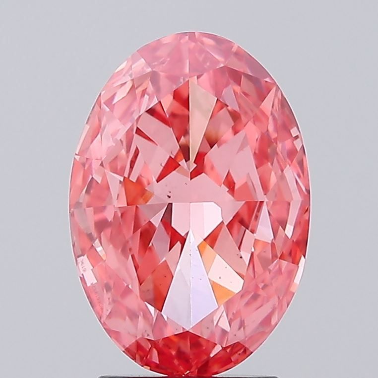 3.06 ct. oval Lab Grown Diamond front image