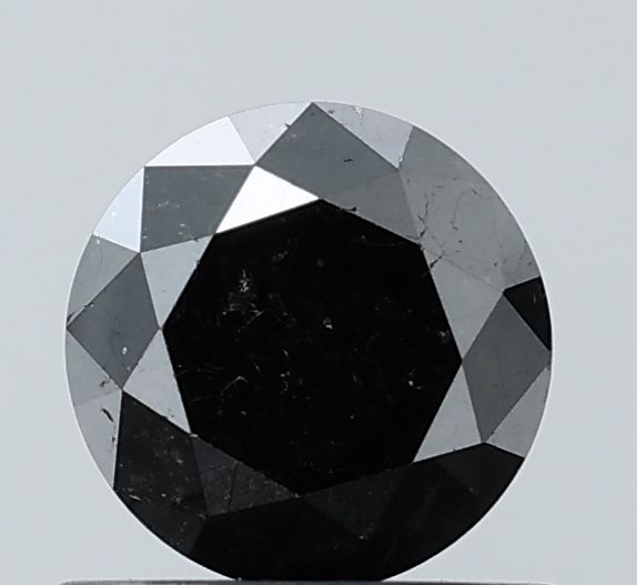 0.92 Carat Round Diamond Black VS1