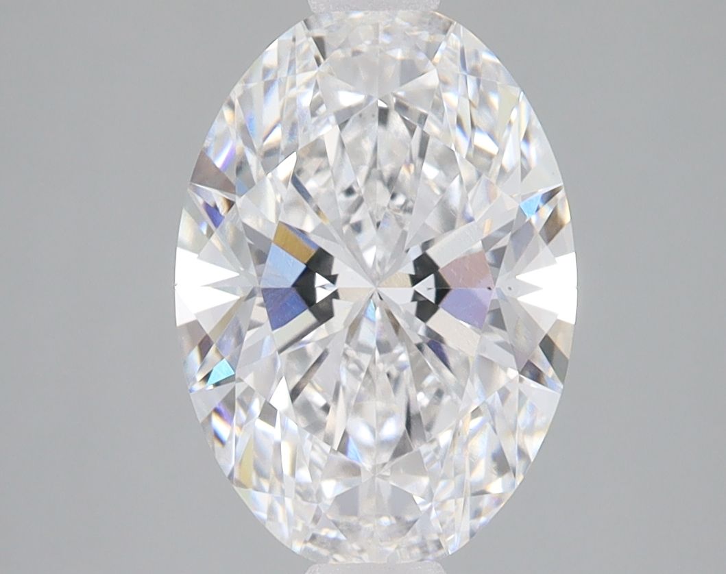 2.70 ct. oval Lab Grown Diamond front image