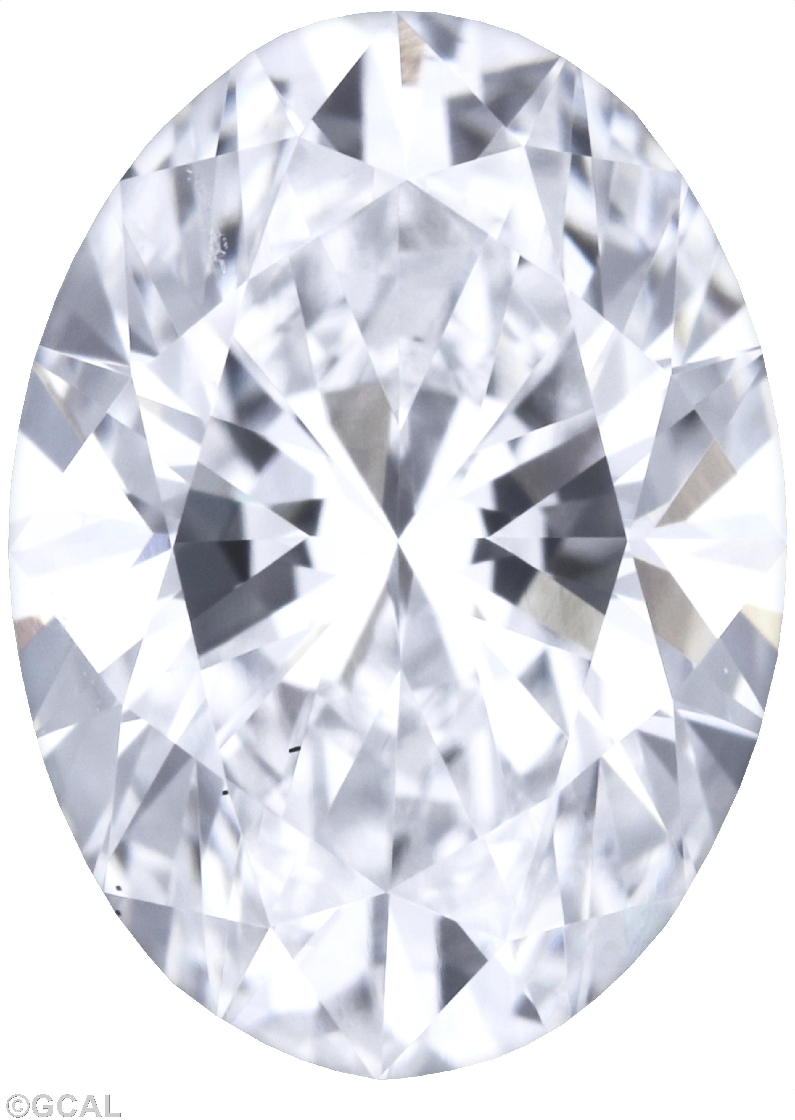 0.79 ct. oval Lab Grown Diamond front image