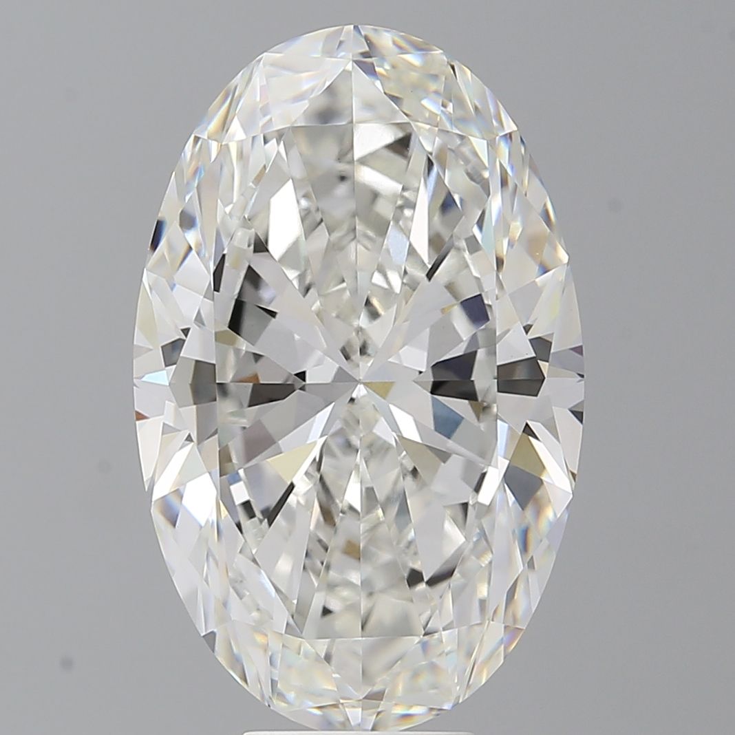 9.60 ct. oval Lab Grown Diamond front image