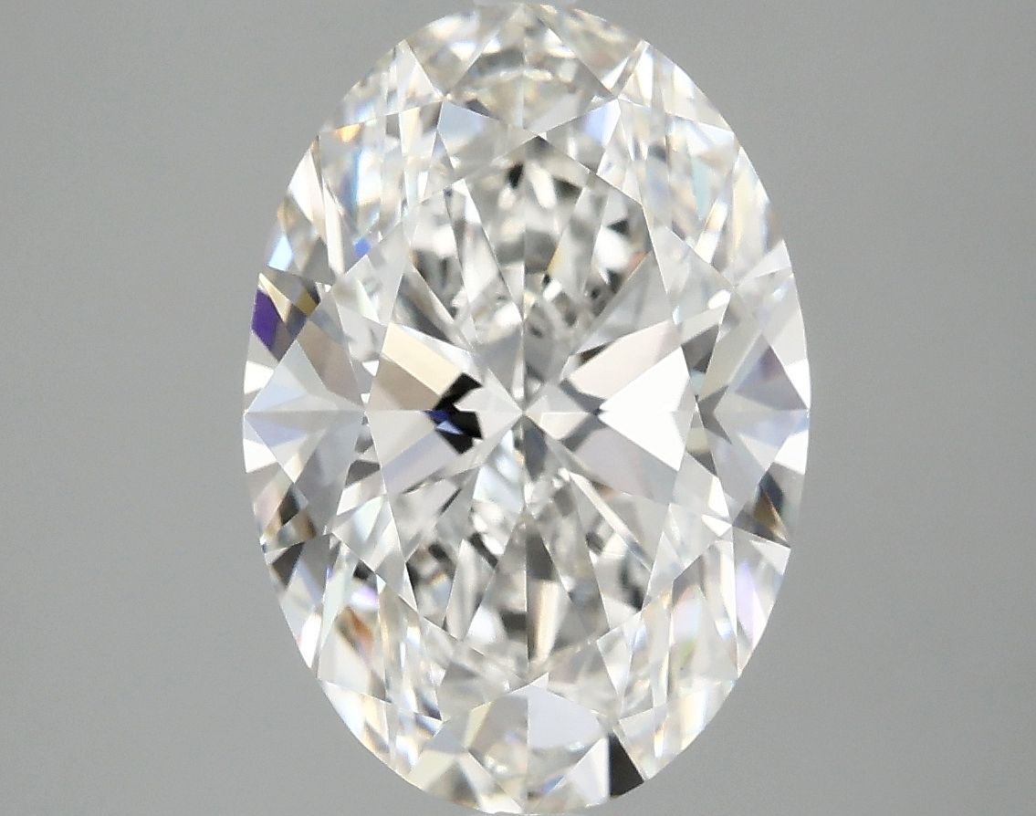 3.92 ct. oval Lab Grown Diamond front image
