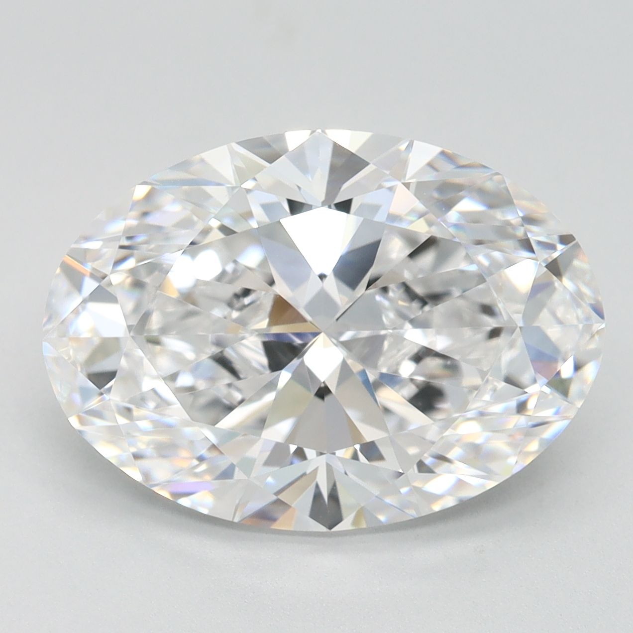 4.58 ct. oval Lab Grown Diamond front image