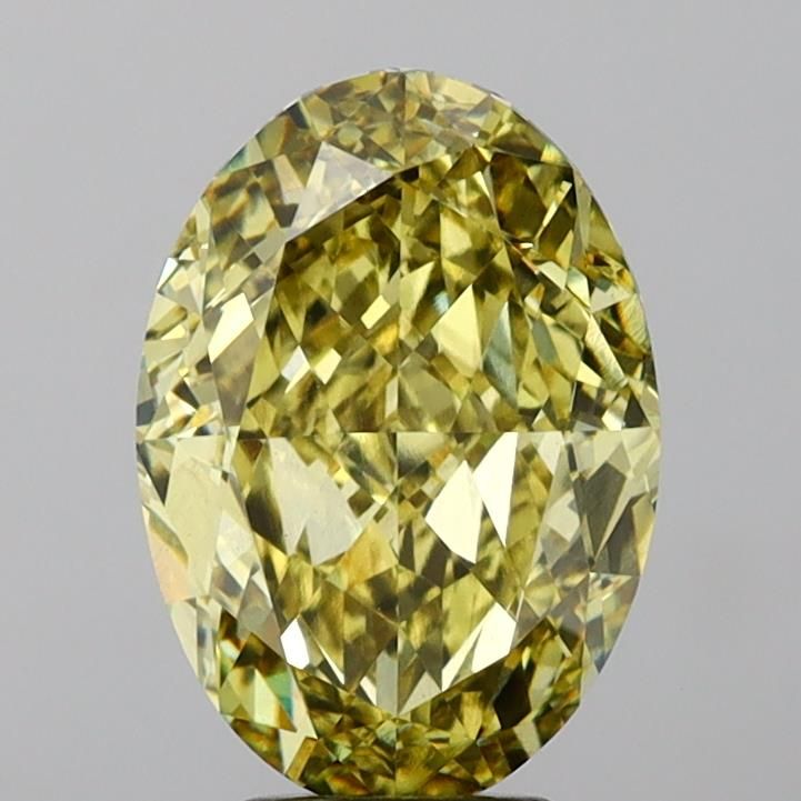 6.10 ct. oval Lab Grown Diamond front image