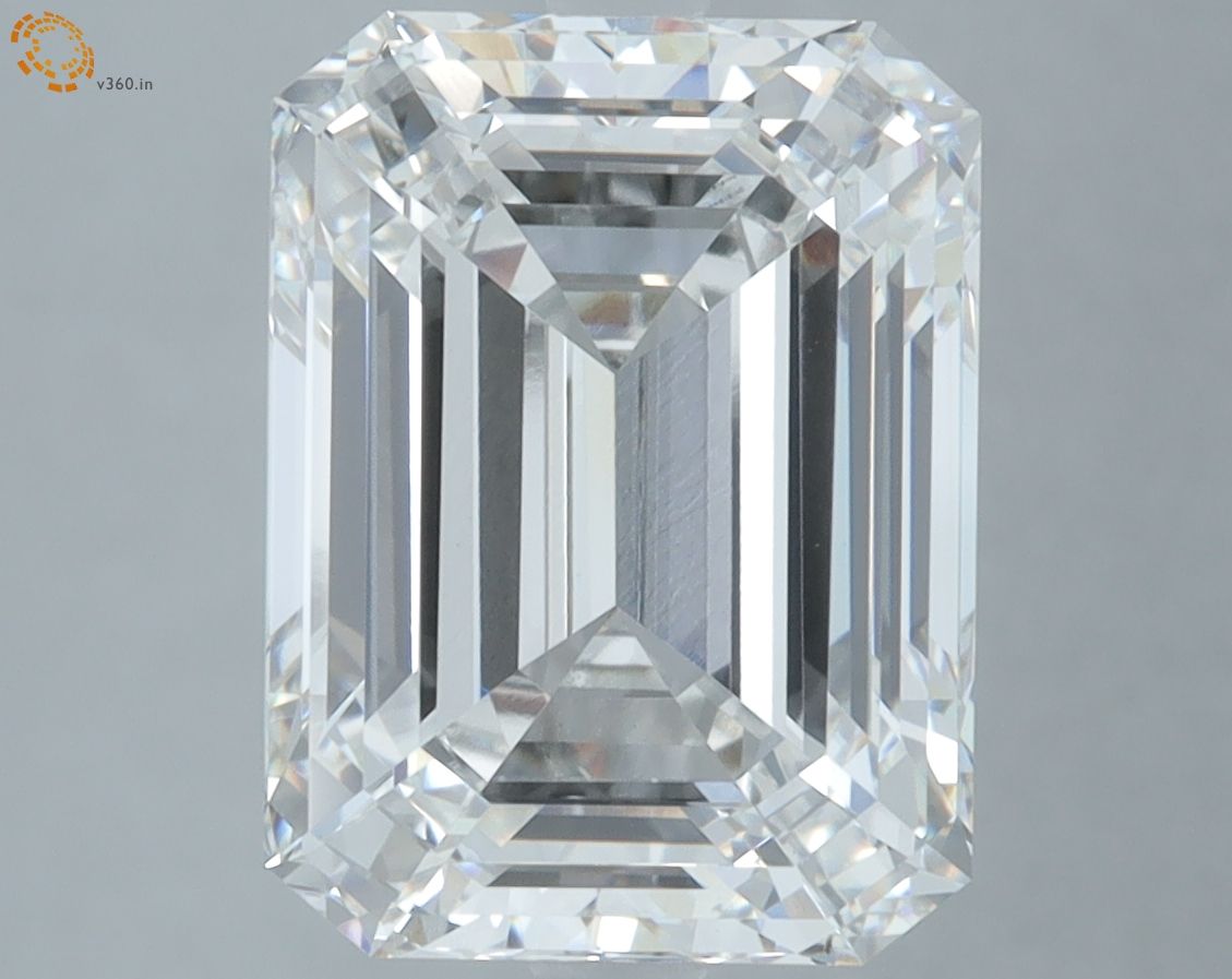 6.13 ct. emerald Lab Grown Diamond front image
