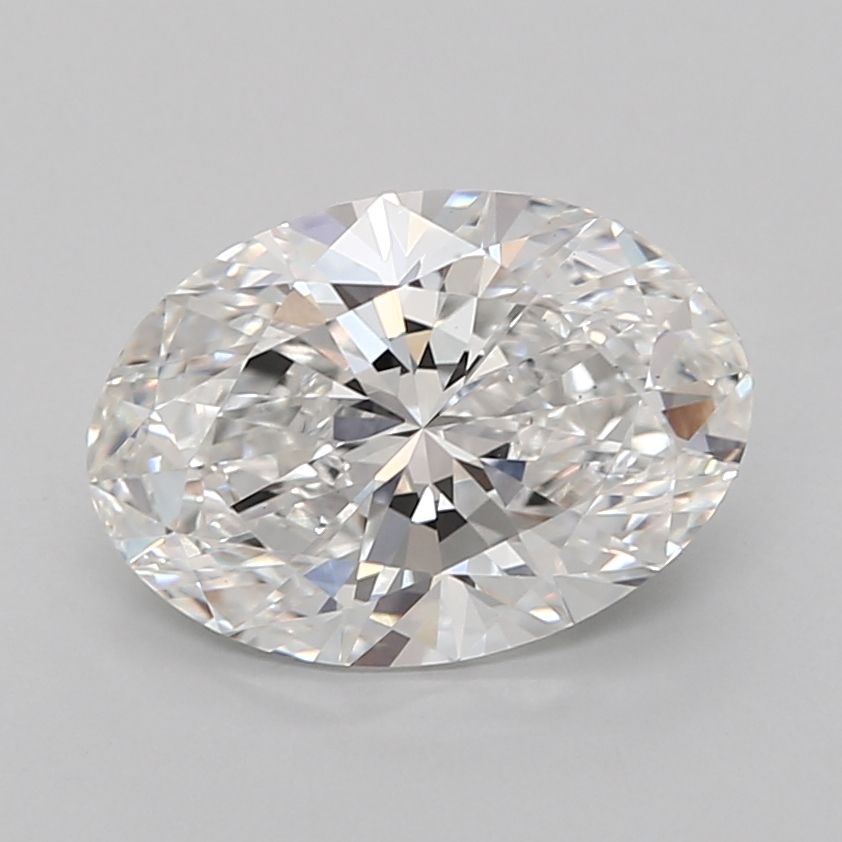 3.08 ct. oval Lab Grown Diamond front image
