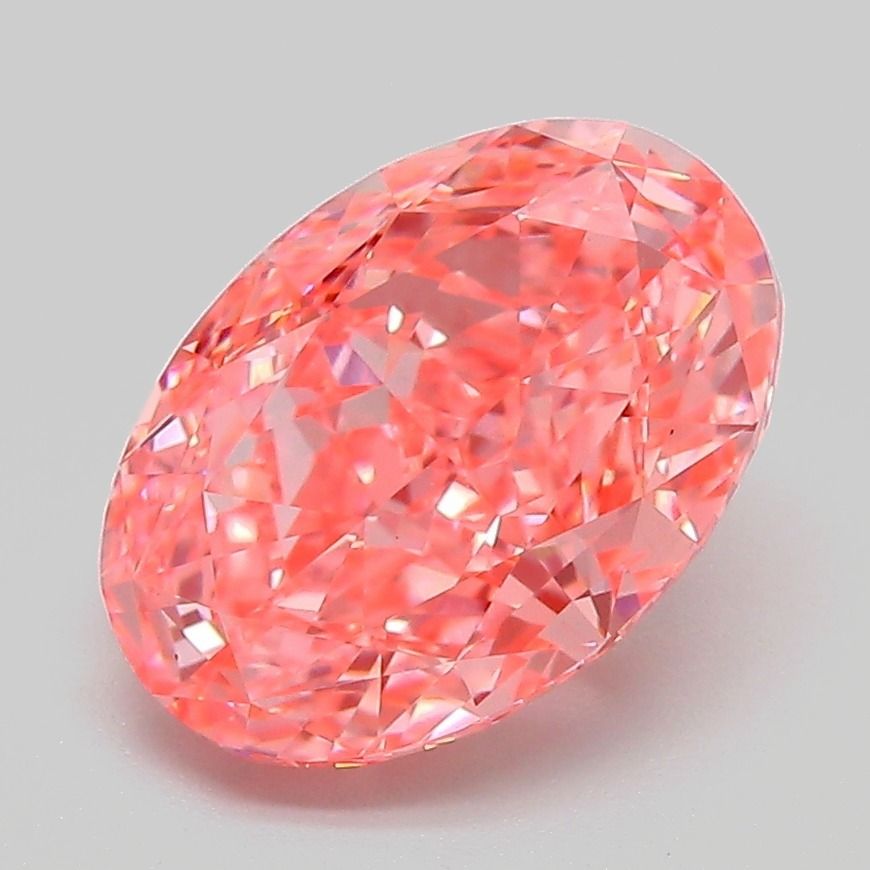 3.12 ct. oval Lab Grown Diamond front image