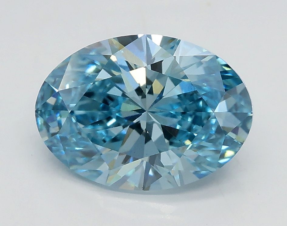 2.01 ct. oval Lab Grown Diamond front image