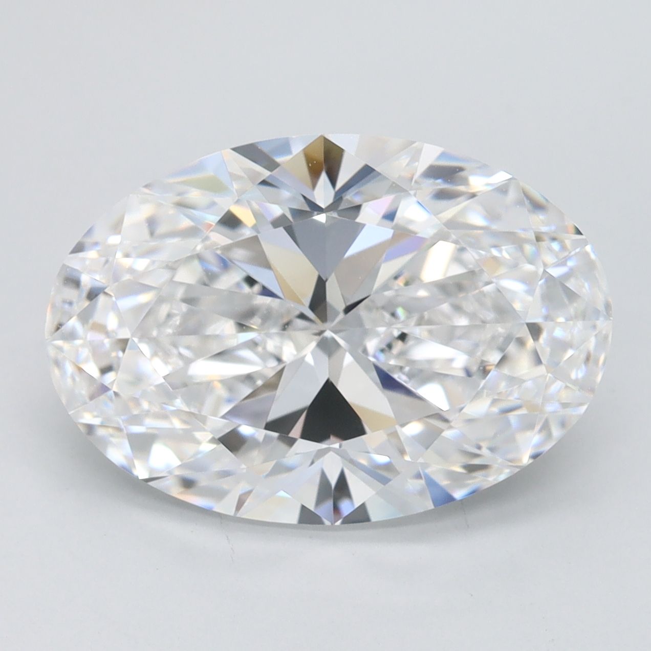 4.10 ct. oval Lab Grown Diamond front image