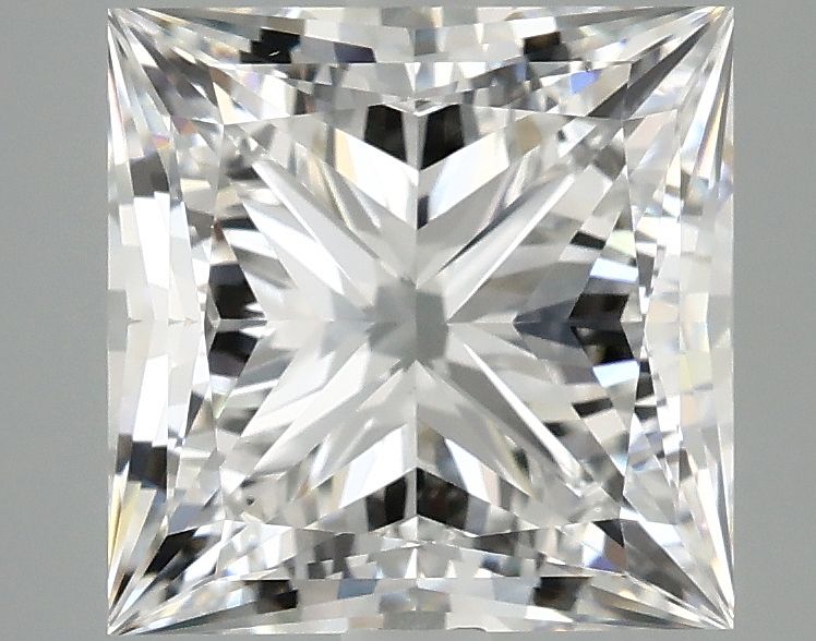 3.90 ct. princess Lab Grown Diamond front image
