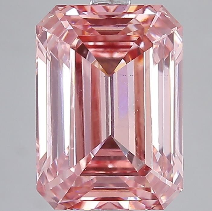 4.70 ct. emerald Lab Grown Diamond front image