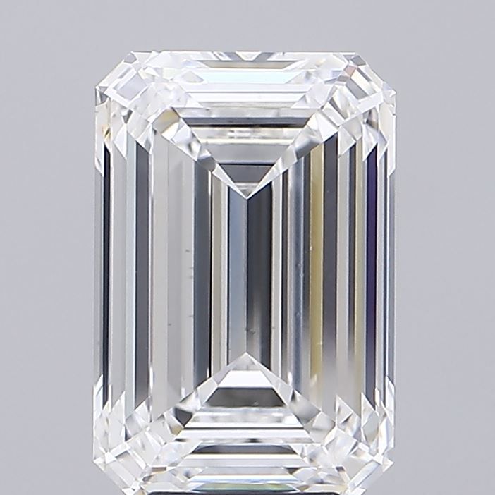 7.03 ct. emerald Lab Grown Diamond front image