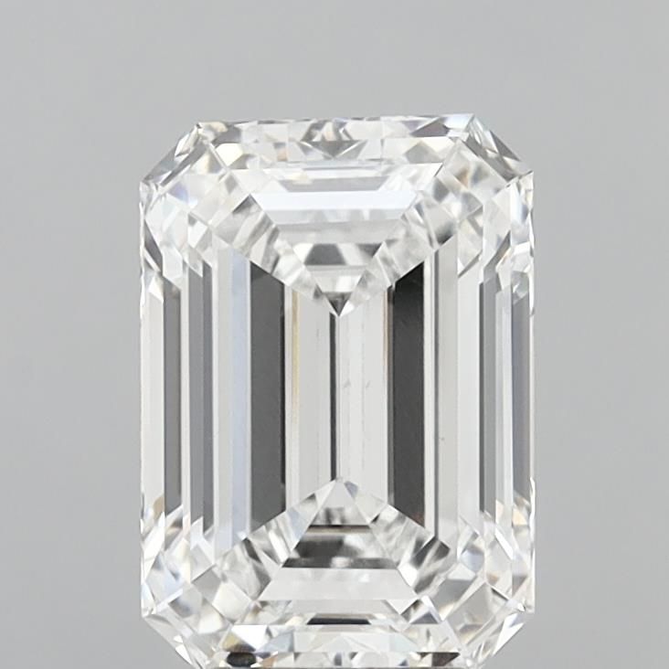 6.10 ct. emerald Lab Grown Diamond front image