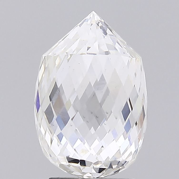 6.51ct Briolette F VS1