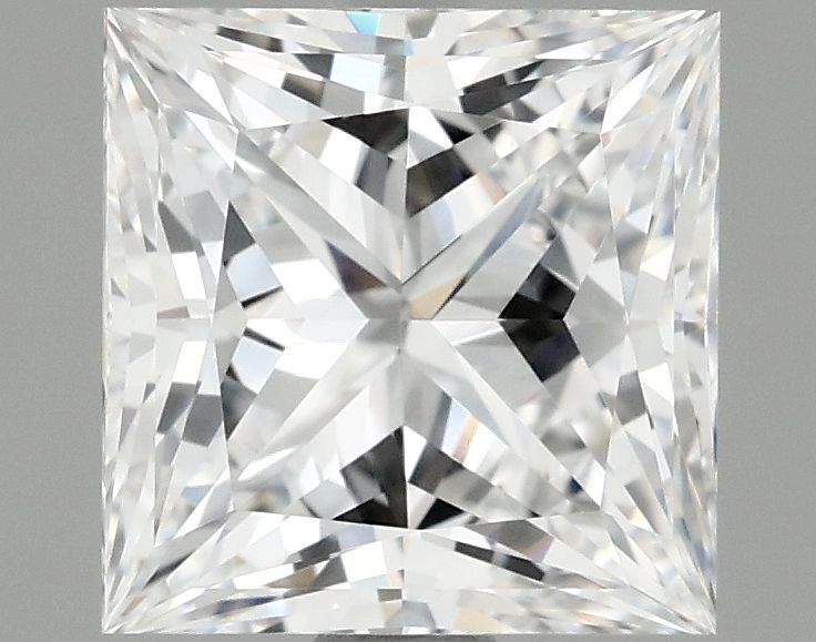 2.10 ct. princess Lab Grown Diamond front image