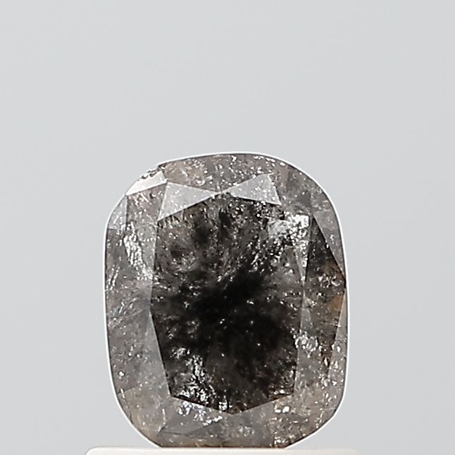 0.89 Carat Cushion brilliant Diamond Salt and Pepper VS1