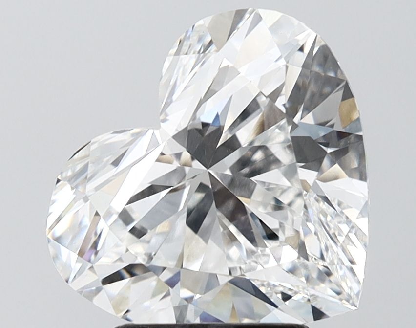 3.42 carat e VVS2 EX Cut IGI heart diamond