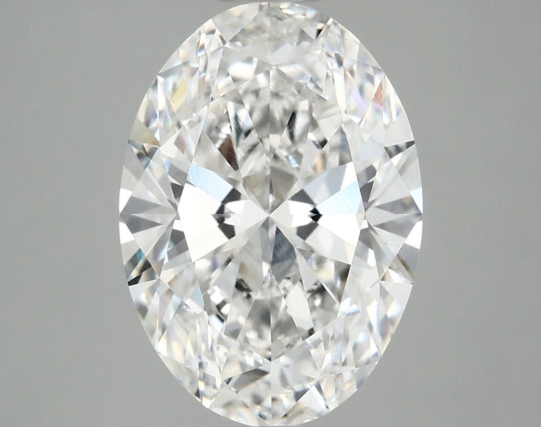 3.87 ct. oval Lab Grown Diamond front image
