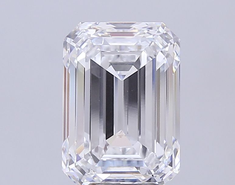 6.04 ct. emerald Lab Grown Diamond front image