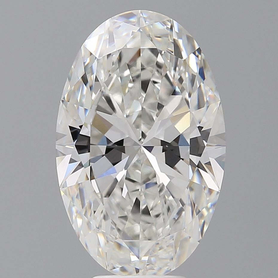 6.10 ct. oval Lab Grown Diamond front image