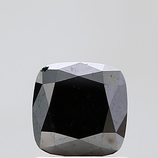 1.24 Carat Cushion brilliant Diamond Fancy Black VS2