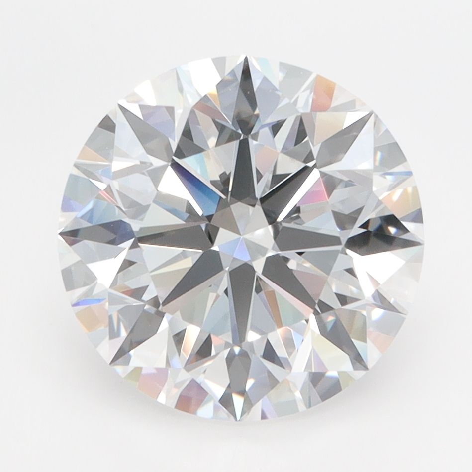 Diament LG okrągły, 3.98 ct, D, VVS1, szlif EX