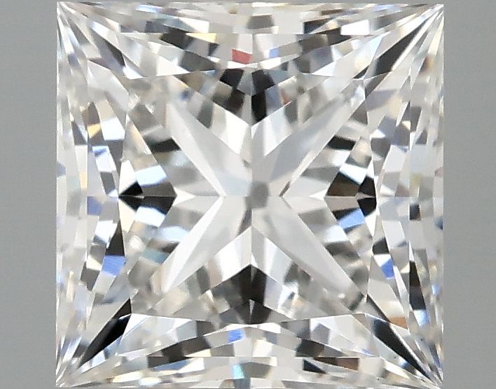 2.10 ct. princess Lab Grown Diamond front image