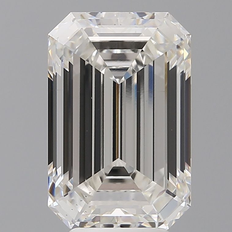 5.56 ct. emerald Lab Grown Diamond front image