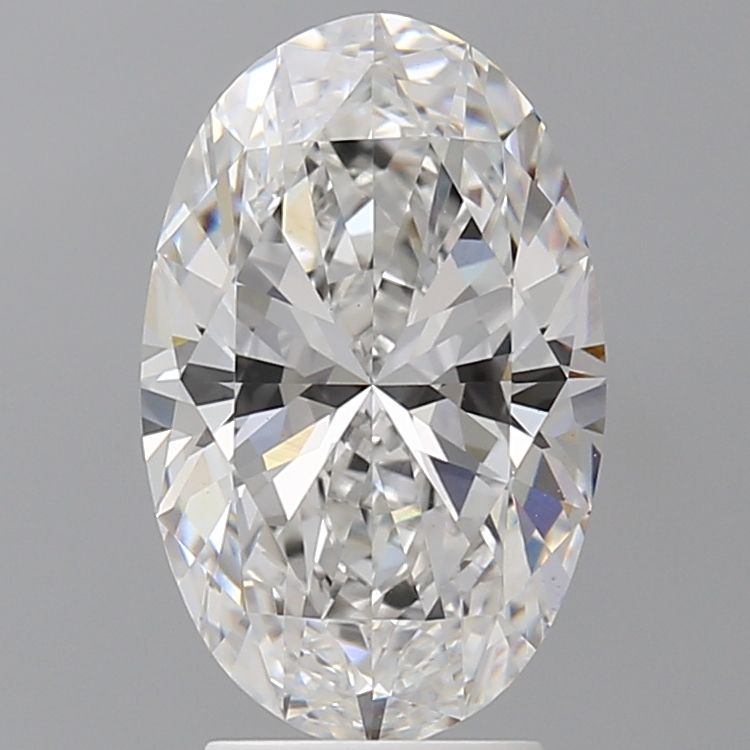 3.50 ct. oval Lab Grown Diamond front image
