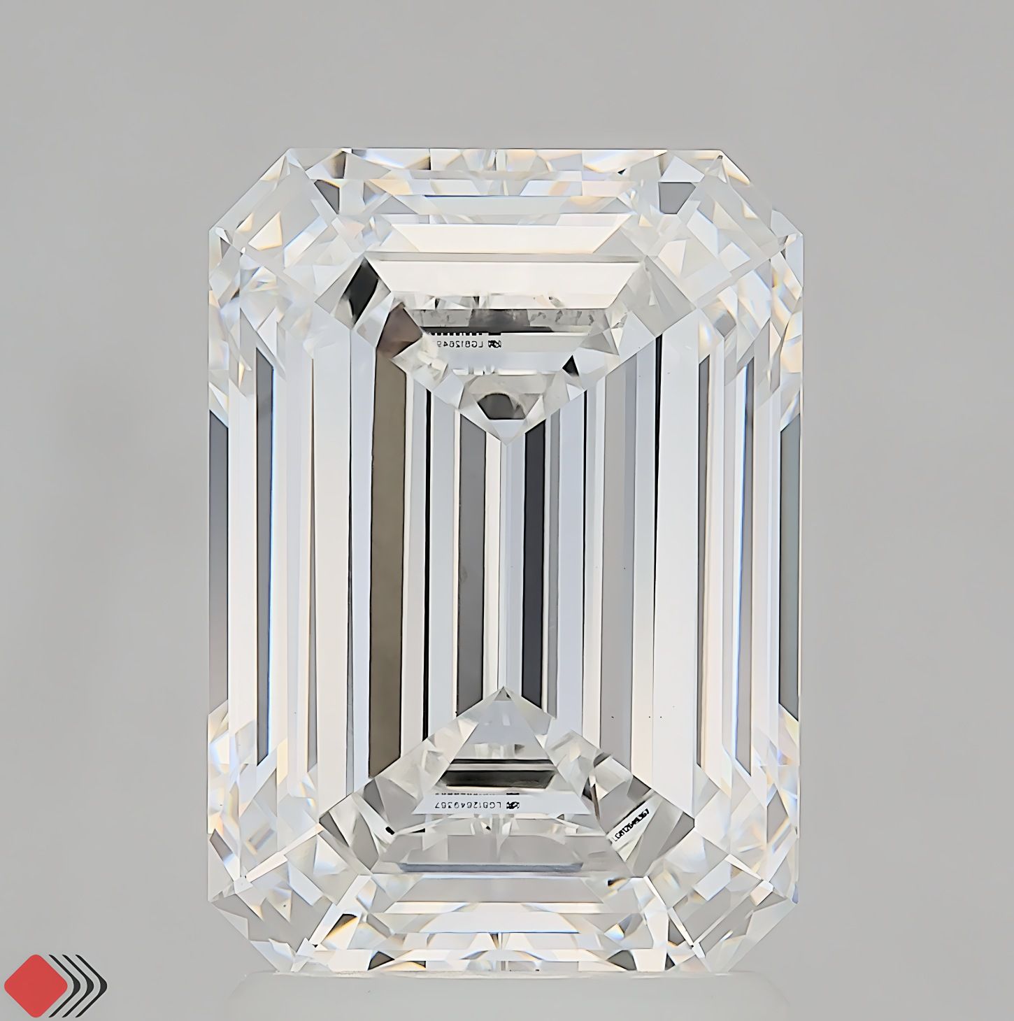 2.59 ct. emerald Lab Grown Diamond front image
